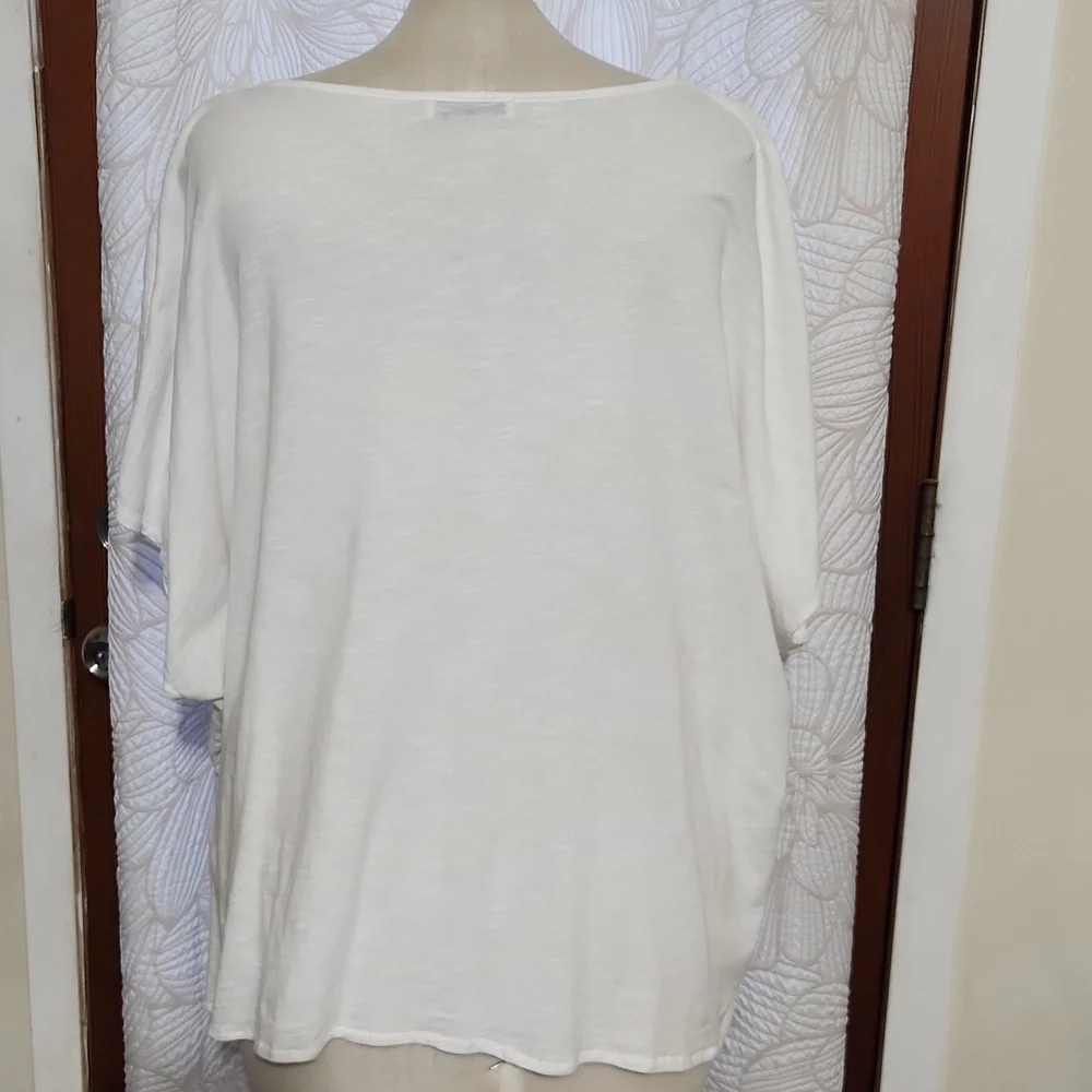 Meo Meli Lagenlook Linen Cotton Blend Resort wear Women's Top Size XL Italy - Picture 4 of 12